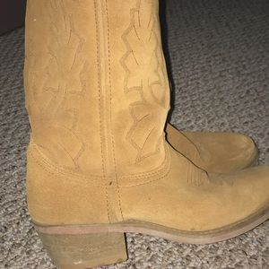 Laredo suede cowboy boots